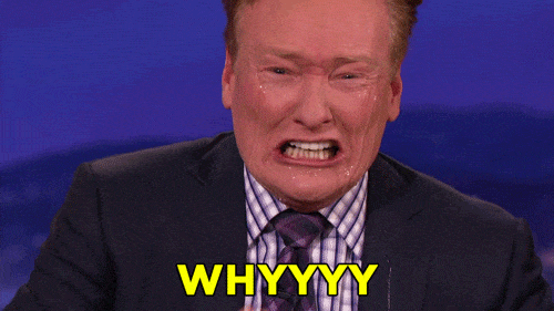 A person with red hair in a suit and tie makes an exaggerated distressed facial expression, with squinted eyes and a scrunched-up face, as they seemingly cry. The word "WHYYYY" in bold yellow letters is displayed at the bottom of the image. - Choice Hacking Academy A person with red hair in a suit and tie makes an exaggerated distressed facial expression, with squinted eyes and a scrunched-up face, as they seemingly cry. The word "WHYYYY" in bold yellow letters is displayed at the bottom of the image.